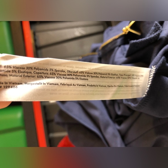 VENUS Navy Blue Strapless Jumpsuit - Picture 15 of 16